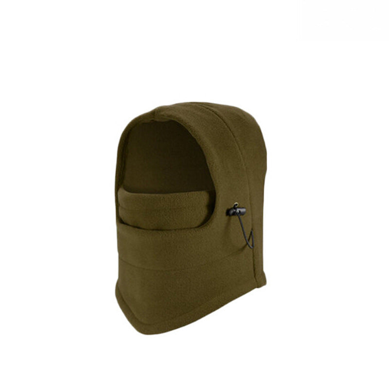 Unisex Winter Fleece Hat with Face Protection – Perfect for Cycling and Outdoor Activities