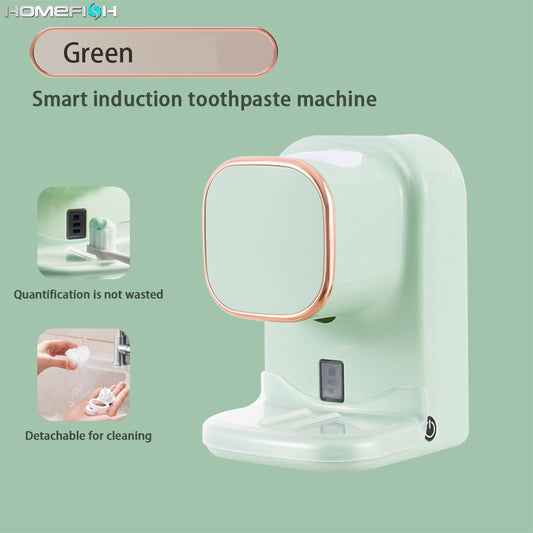 Automatic Induction Toothpaste Dispenser – Wall-Mounted Sensor Toothbrush Holder