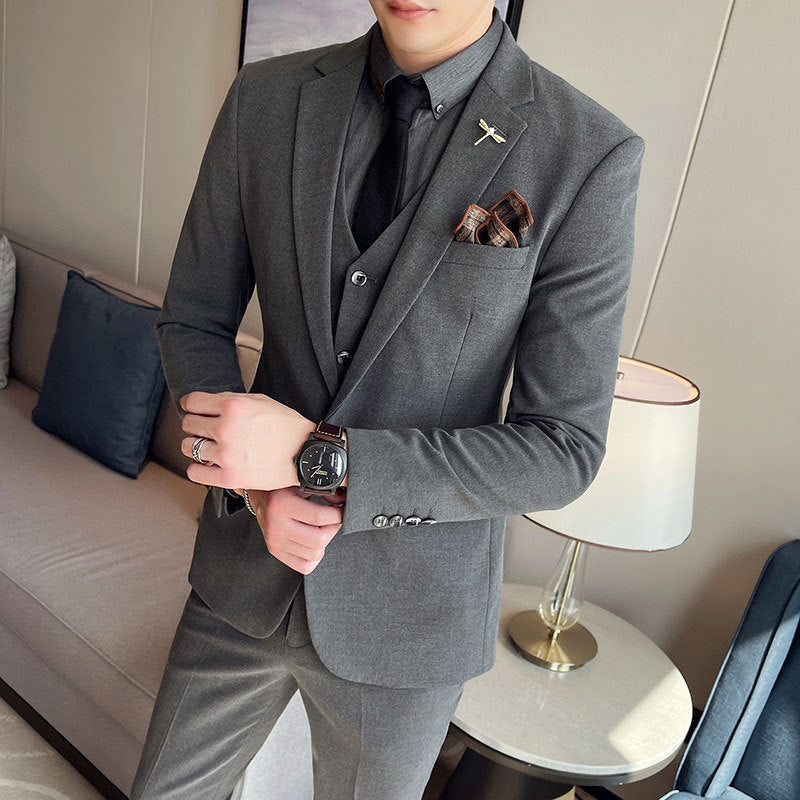 Men´s 3 piece Suit-Elegant Plus Size