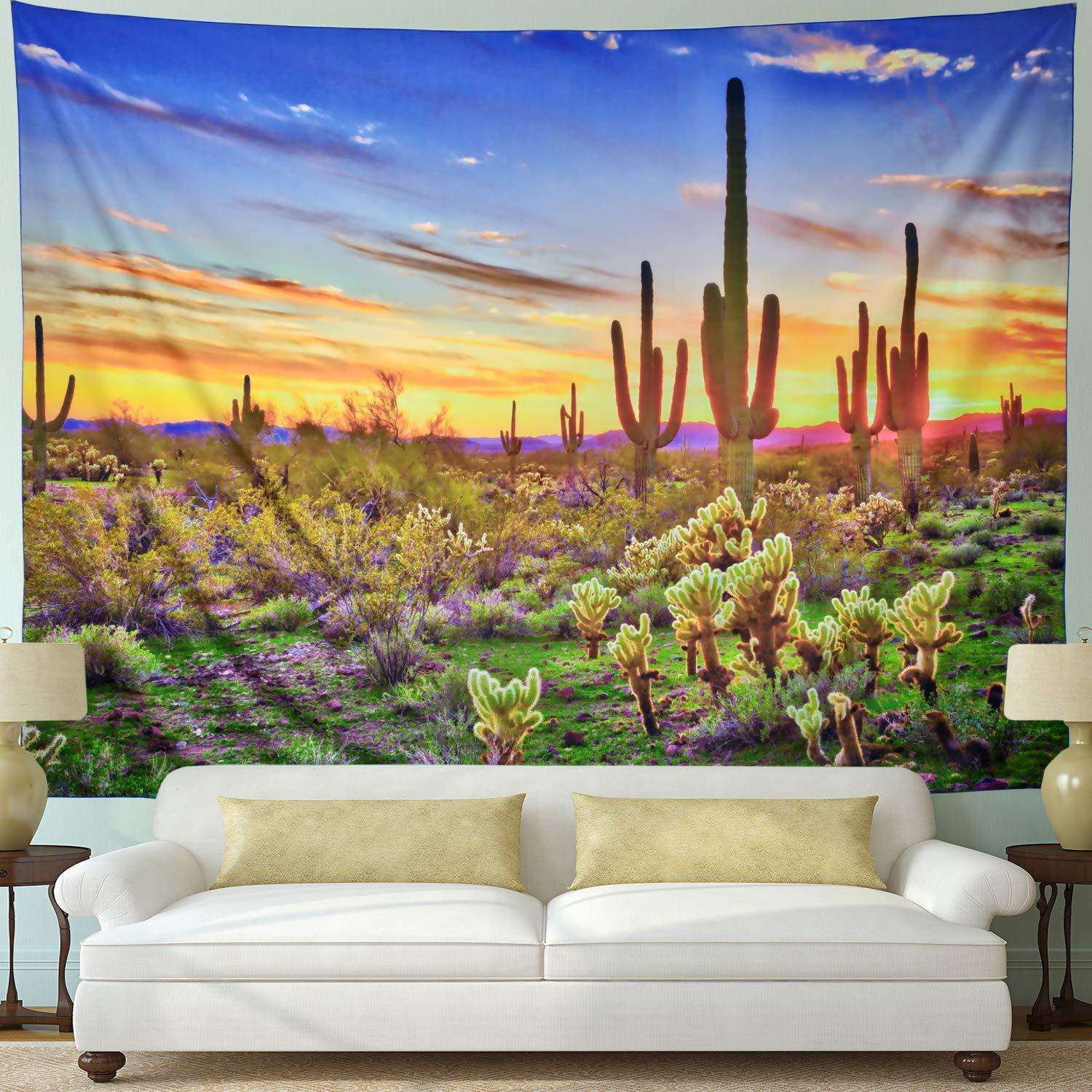 Desert Printed Tapestry – Stunning Wall Art for Home, Bedroom and  Living Room