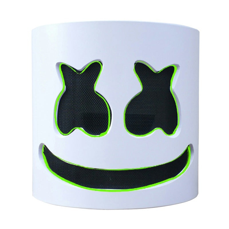 Vibrant LED Face Mask with Sound Control - Adjustable Modes & High Durability