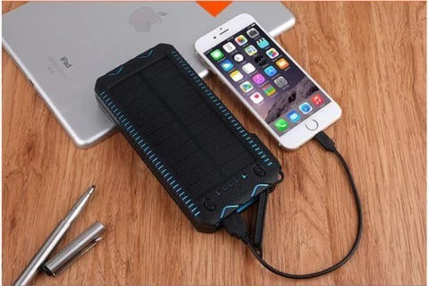 Solar Power Bank 15000 mAh – Rugged, Portable Charger for Outdoor Adventures