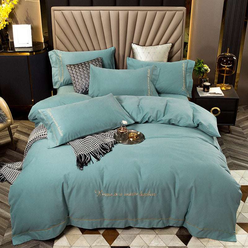 Luxurious Brushed Cotton Bedding Set - Personalized Fashion Series