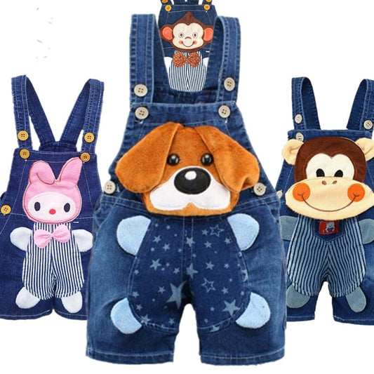 Stylish Summer Denim Overalls for Toddlers – Comfortable & Durable, Perfect for Boys & Girls (Ages 1-3)