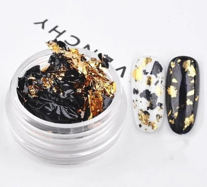 Nail Tin Foil Fragment Nail Jewelry