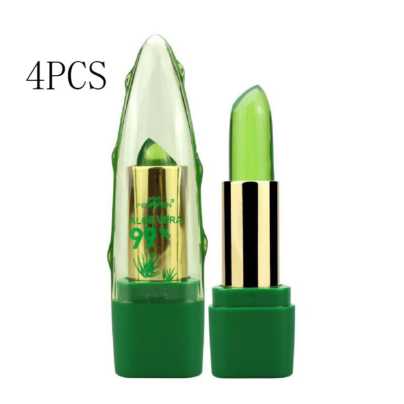 Moisturizing Aloe Vera Gel Lipstick – Long-lasting Hydration & Color Changing Formula