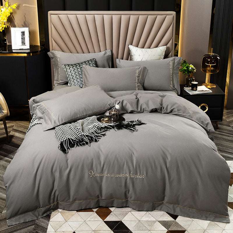 Luxurious Brushed Cotton Bedding Set - Personalized Fashion Series