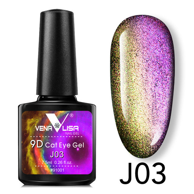 Venalisa 9D Gel Polish Cat Eye Magic – Galaxy Starry Magnetic Multicolor 5ml