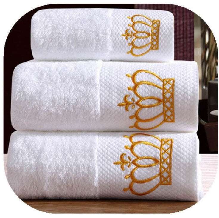 Luxury Cotton Gift Towel - Custom Embroidery Boutique Hotel Sauna Large Bath Towel