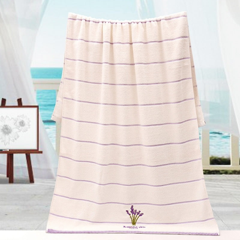 Lavender Style Cotton Towel