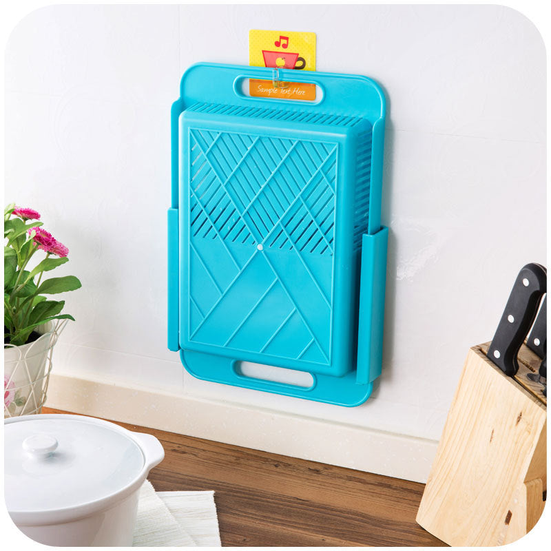 Ergonomic Multi-Function Cutting Board with Drain Basket - Perfect for Vegetables & Meat