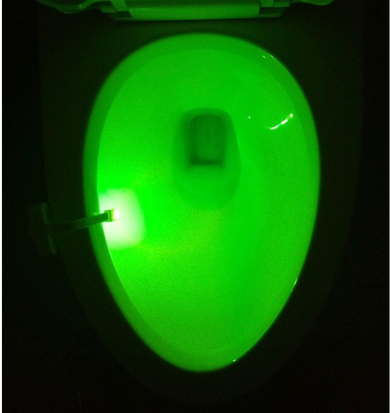 Automatic Induction LED Toilet Night Light – 8 Color Motion Sensor Bathroom Light