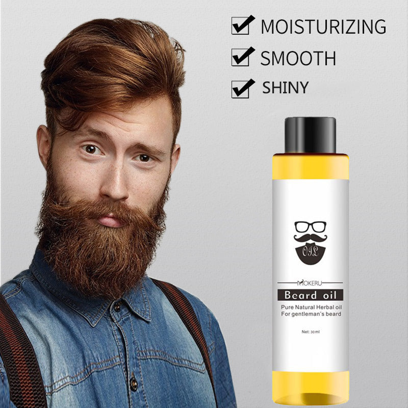 Mokeru Beard Care Oil – 30 ml for Healthy and Shiny Beard Growth