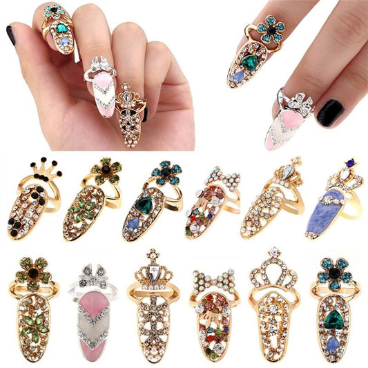 Diamond Nail Jewelry – Elegant Nail Decoration in Alloy/Silver/Gold