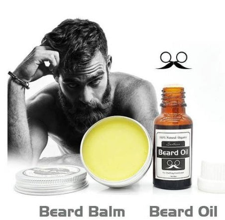 Beard Balm and Oil Set – Moisturizing & Styling Care for Soft and Healthy Beards