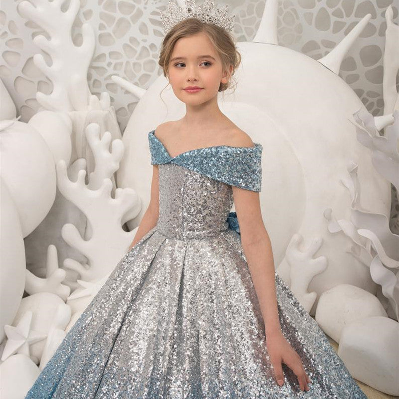 Enchanting Long-Tail Dress for Girls – Elegant and Comfortable