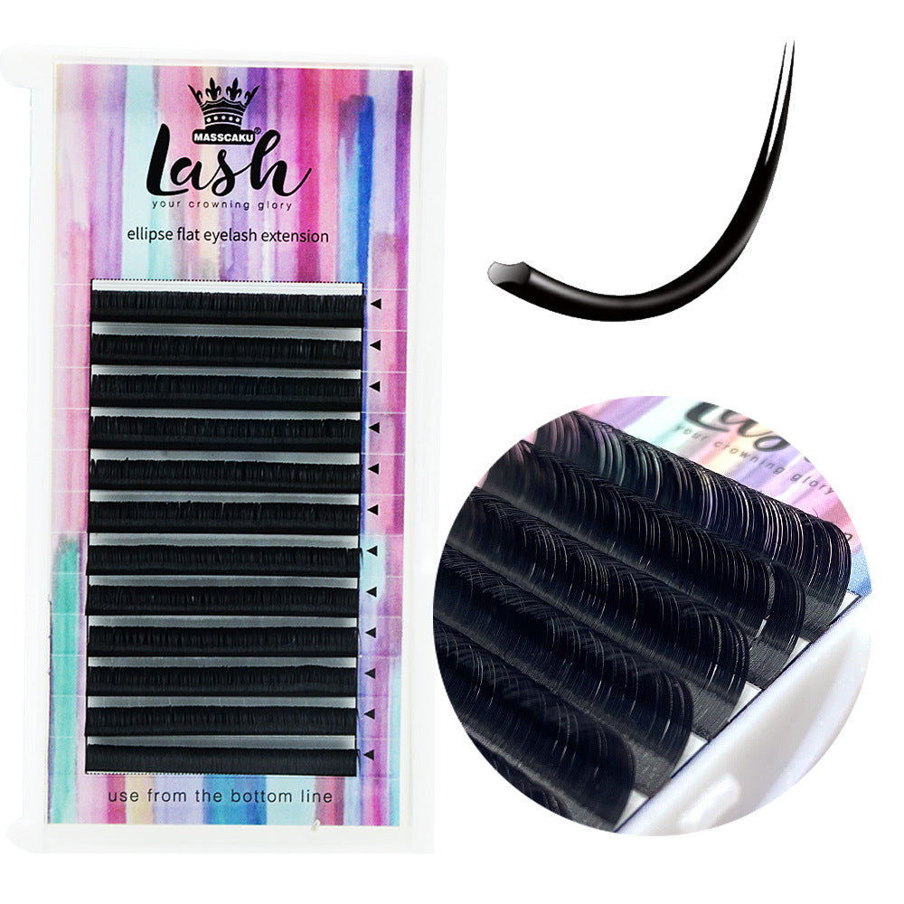 Double Flat Hair Soft & Natural Single Air False Eyelashes – High-Quality Voluminous Lashes for Every Occasion