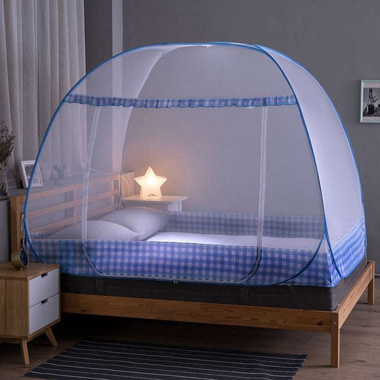 Installation-Free Mosquito Net for Beds – Anti-Fall, Foldable, and Durable