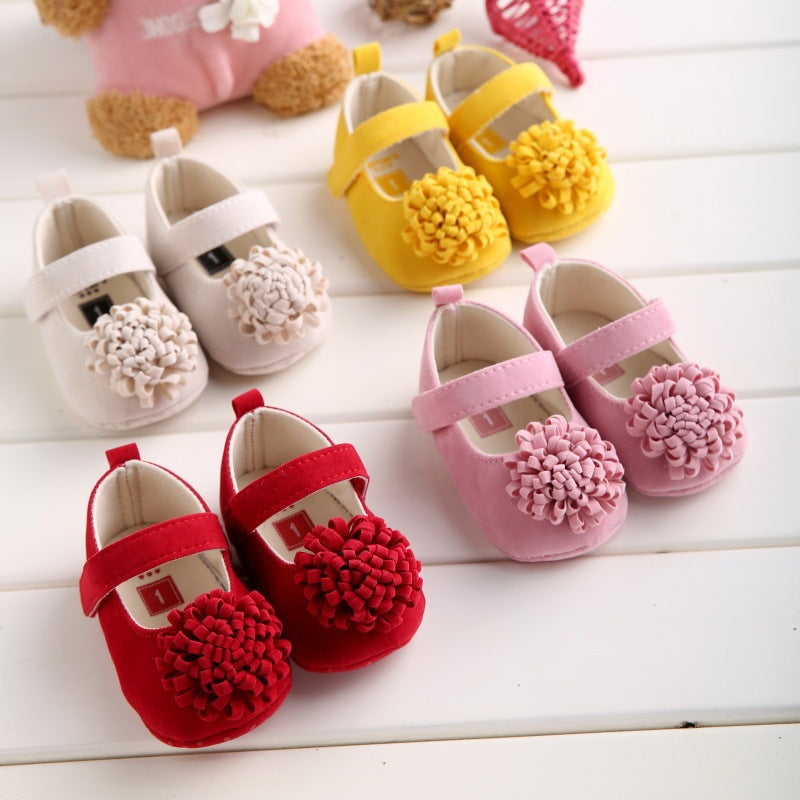 Soft Princess Toddler Shoes for Girls – Comfortable Baby Shoes with Floral Design