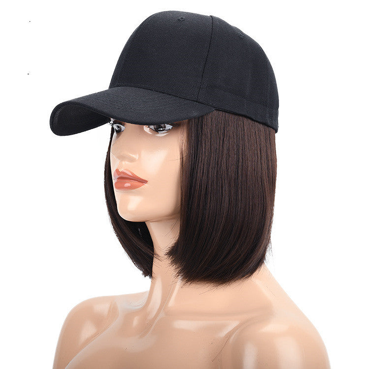 Wig Hat – Integrated Bob Wig