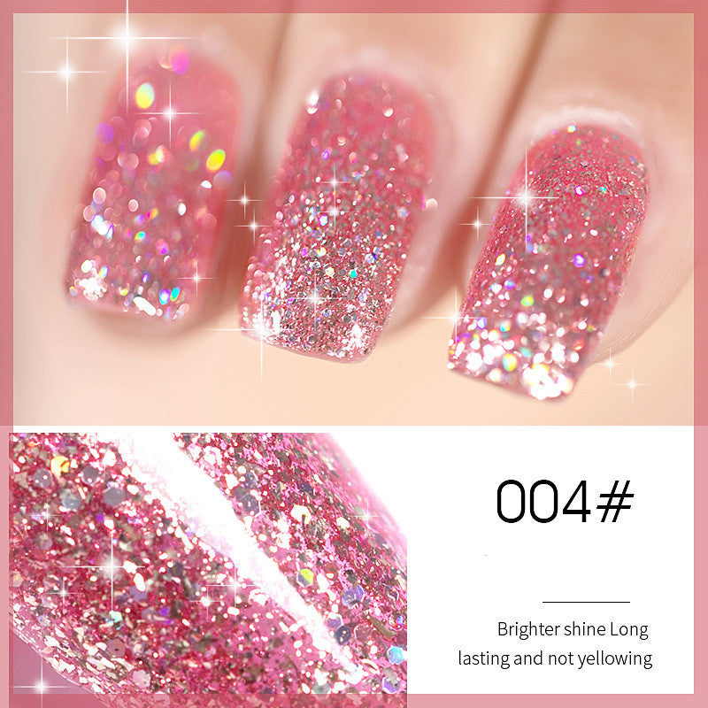 Flash Nail Polish - 2025 New Super Flash Micro Diamond Nail Shop Special Sequins