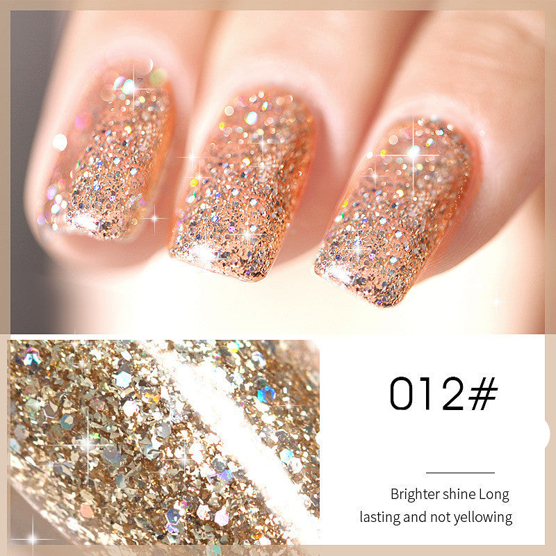 Flash Nail Polish - 2025 New Super Flash Micro Diamond Nail Shop Special Sequins