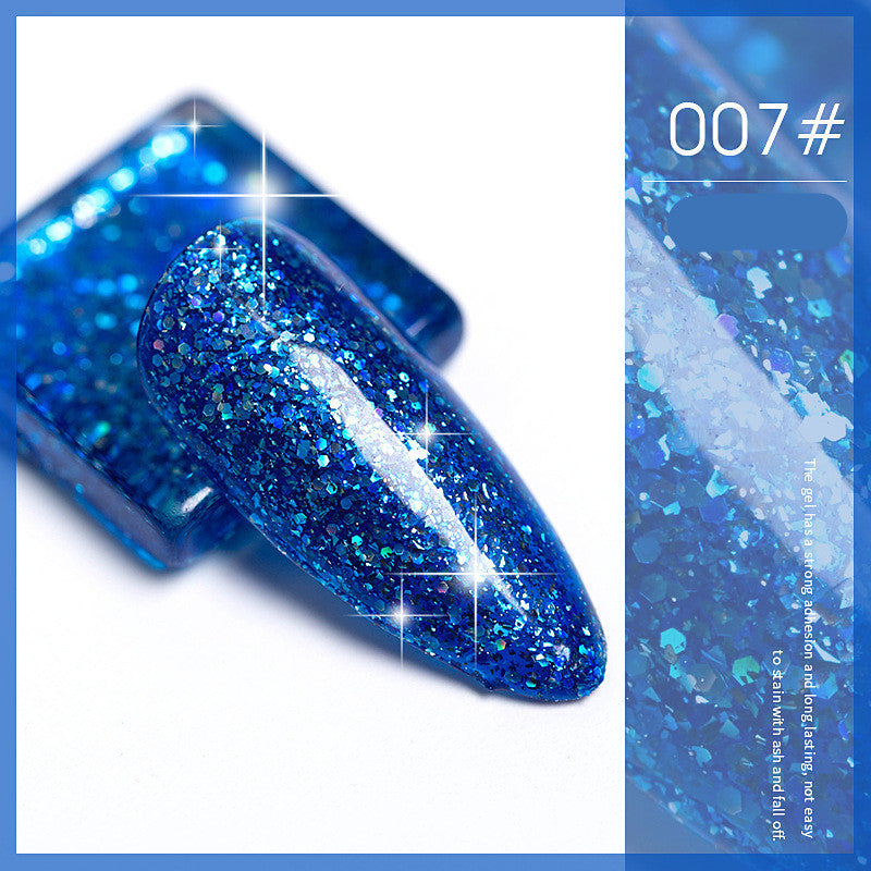 Flash Nail Polish - 2025 New Super Flash Micro Diamond Nail Shop Special Sequins