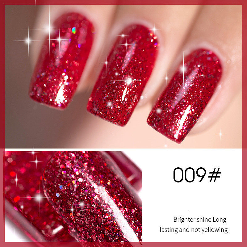 Flash Nail Polish - 2025 New Super Flash Micro Diamond Nail Shop Special Sequins