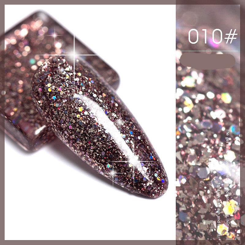 Flash Nail Polish - 2025 New Super Flash Micro Diamond Nail Shop Special Sequins