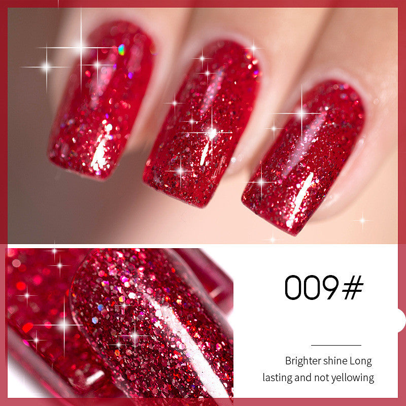 Flash Nail Polish - 2025 New Super Flash Micro Diamond Nail Shop Special Sequins