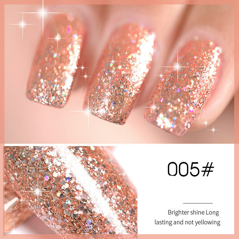 Flash Nail Polish - 2025 New Super Flash Micro Diamond Nail Shop Special Sequins