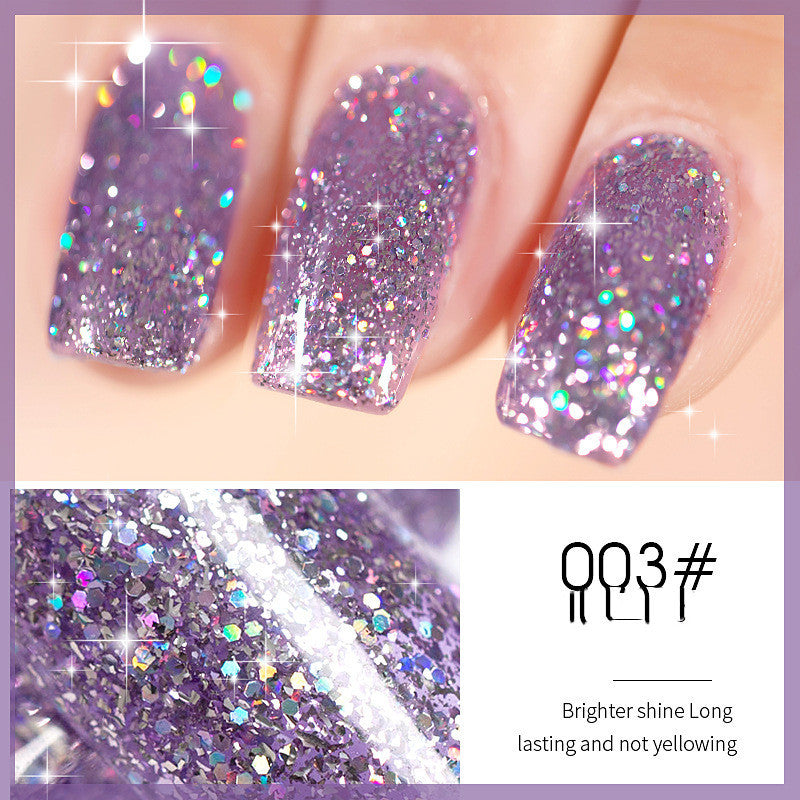 Flash Nail Polish - 2025 New Super Flash Micro Diamond Nail Shop Special Sequins