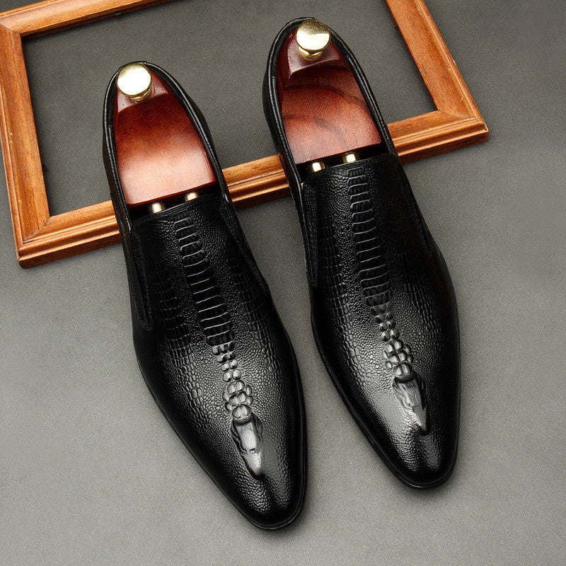 Elegant Pointed Toe Leather Shoes for men