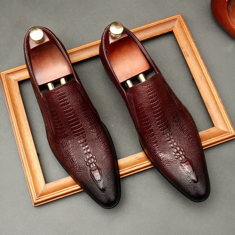 Elegant Pointed Toe Leather Shoes for men