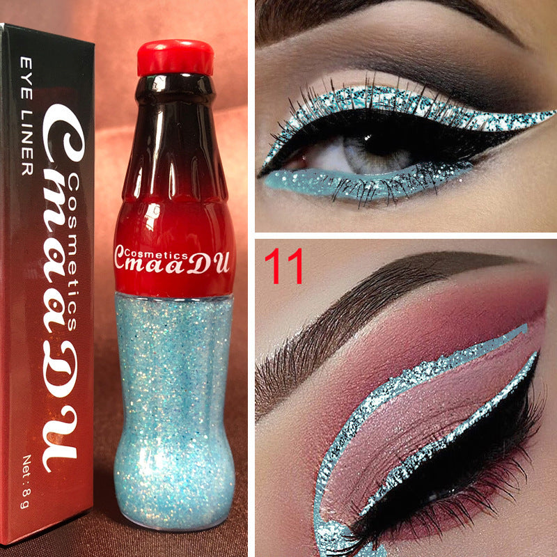 Colored Glitter Eyeliner – Waterproof & High Pigment