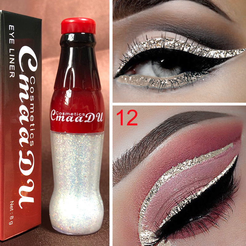 Colored Glitter Eyeliner – Waterproof & High Pigment