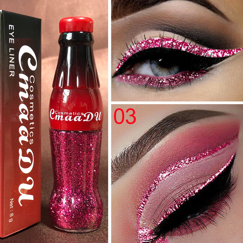 Colored Glitter Eyeliner – Waterproof & High Pigment