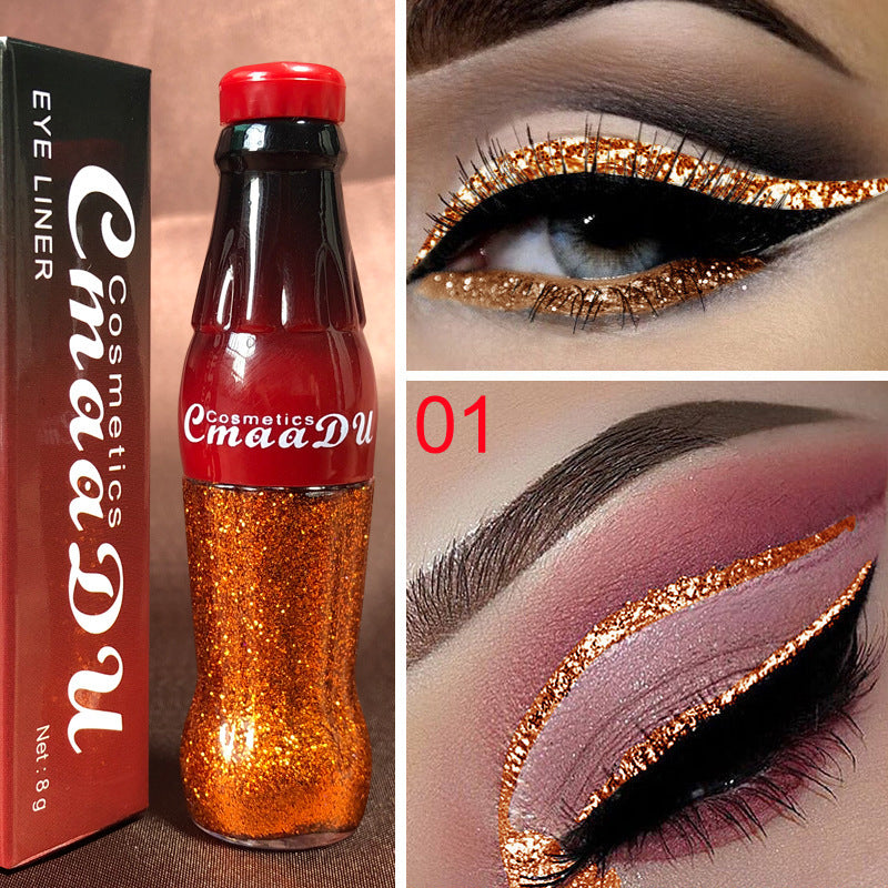 Colored Glitter Eyeliner – Waterproof & High Pigment