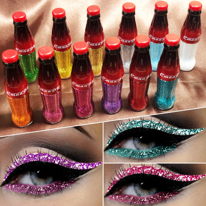 Colored Glitter Eyeliner – Waterproof & High Pigment