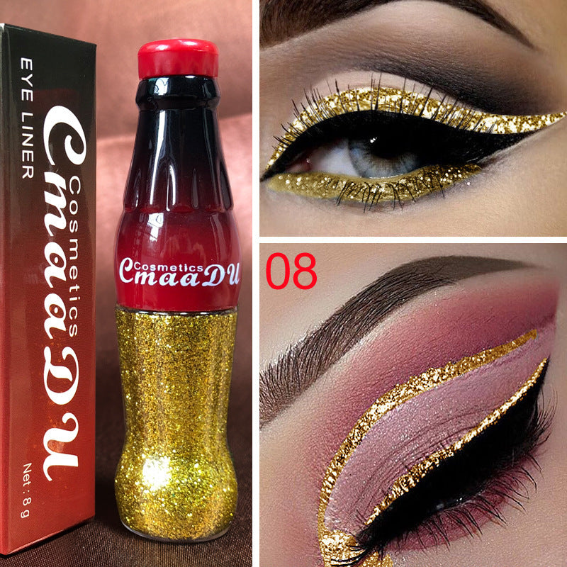 Colored Glitter Eyeliner – Waterproof & High Pigment