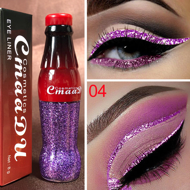 Colored Glitter Eyeliner – Waterproof & High Pigment