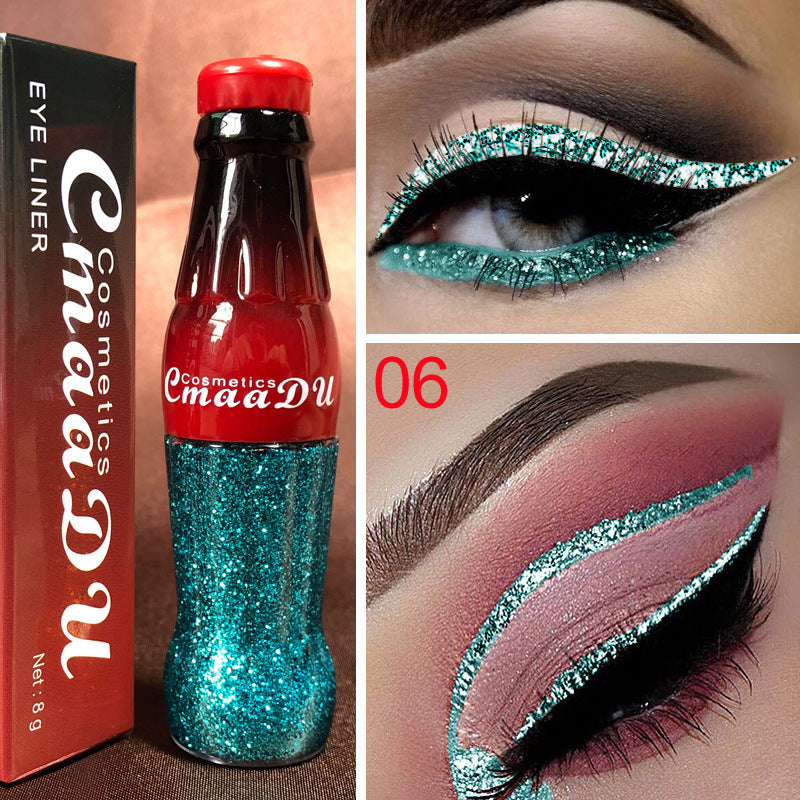 Colored Glitter Eyeliner – Waterproof & High Pigment