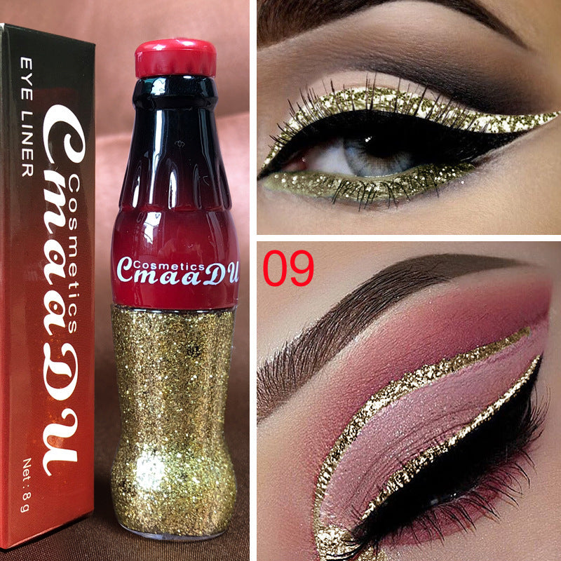 Colored Glitter Eyeliner – Waterproof & High Pigment