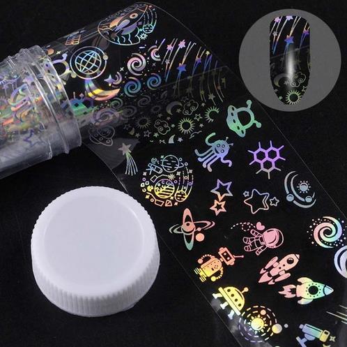 Premium Nail Stickers for Nail Art – 1 Meter Length, 4 cm Width, DIY Creative Designs