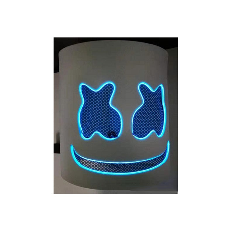 Vibrant LED Face Mask with Sound Control - Adjustable Modes & High Durability