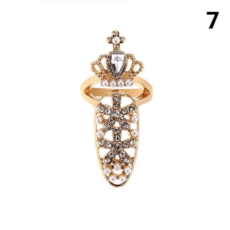 Diamond Nail Jewelry – Elegant Nail Decoration in Alloy/Silver/Gold