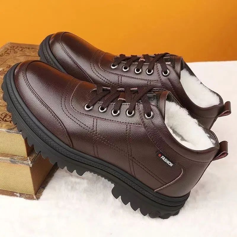 Winter Fleece lined Men´s Cotton Shoes