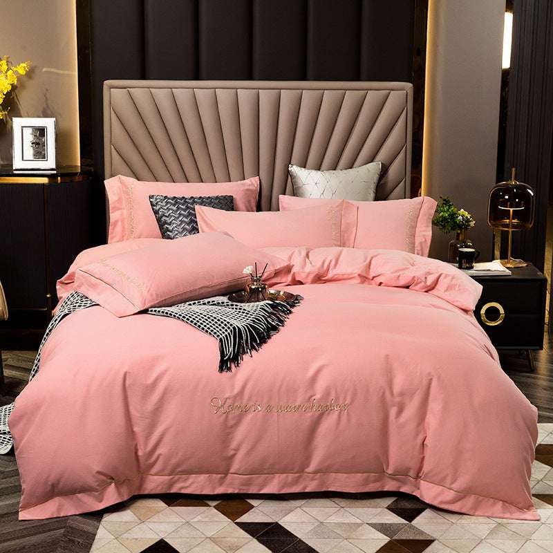 Luxurious Brushed Cotton Bedding Set - Personalized Fashion Series