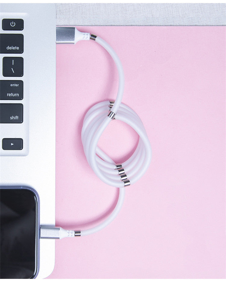 Magnetic Absorption Nano Data Cable for Apple Devices – Fast Charging & Reliable Data Transfer