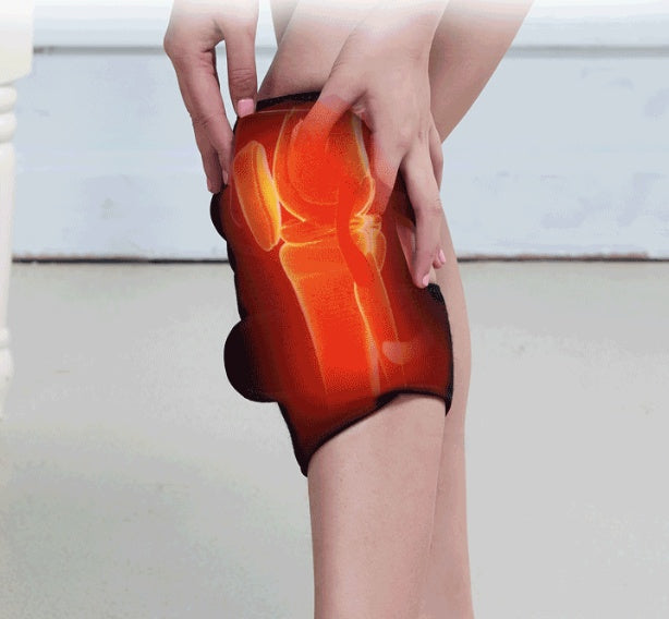 Knee Vibration Massager – Portable Joint & Muscle Pain Relief Device with Heat and Magnet Therapy